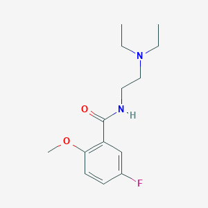 N-[2-(Diethylamino)ethyl]-5-fluoro-2-methoxybenzamide