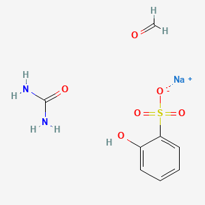 Sodium;formaldehyde;2-hydroxybenzenesulfonate;urea