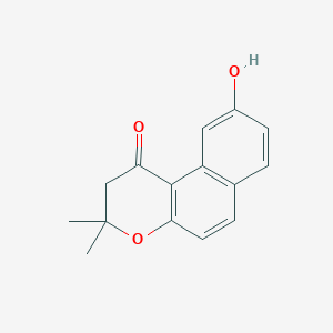 9-Hydroxy-3,3-dimethyl-2,3-dihydro-1H-naphtho[2,1-b]pyran-1-one