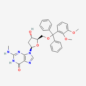 B1462391 2'-Deoxy-5'-O-[(2,3-dimethoxyphenyl)(diphenyl)methyl]-N-methylguanosine CAS No. 869354-96-1