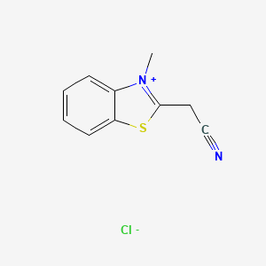 2-(Cyanomethyl)-3-methyl-1,3-benzothiazol-3-ium chloride