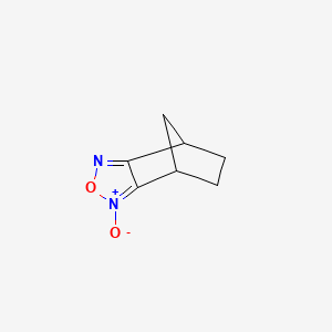 molecular formula C7H8N2O2 B14624002 1-Oxo-4,5,6,7-tetrahydro-4,7-methano-1lambda~5~-2,1lambda~5~,3-benzoxadiazole CAS No. 54644-76-7