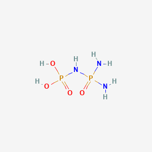 molecular formula H7N3O4P2 B14624017 N-(Diaminophosphoryl)phosphoramidic acid CAS No. 54499-80-8