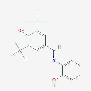 2-{[(3,5-Di-tert-butyl-4-oxocyclohexa-2,5-dien-1-ylidene)methyl]amino}phenolate