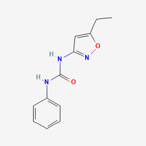 N-(5-Ethyl-1,2-oxazol-3-yl)-N'-phenylurea