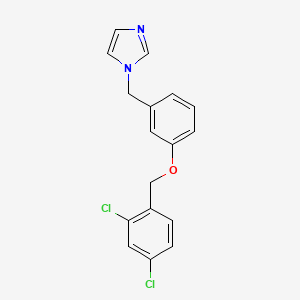 1-({3-[(2,4-Dichlorophenyl)methoxy]phenyl}methyl)-1H-imidazole