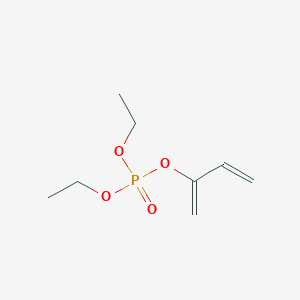 Phosphoric acid, diethyl 1-methylene-2-propenyl ester