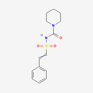 N-(2-Phenylethenesulfonyl)piperidine-1-carboxamide