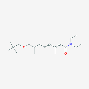 8-(2,2-Dimethylpropoxy)-N,N-diethyl-3,7-dimethylocta-2,4-dienamide