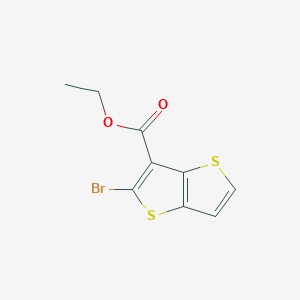 molecular formula C9H7BrO2S2 B1462410 Ethyl 2-bromothieno[3,2-b]thiophene-3-carboxylate CAS No. 2055722-78-4