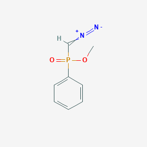 molecular formula C8H9N2O2P B14624111 Methyl (diazomethyl)phenylphosphinate CAS No. 56641-67-9