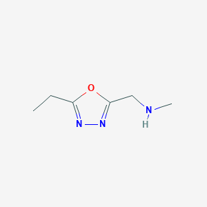 1-(5-Ethyl-1,3,4-oxadiazol-2-YL)-N-methylmethanamine