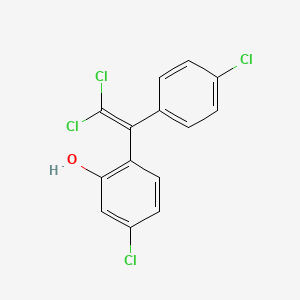 5-Chloro-2-[2,2-dichloro-1-(4-chlorophenyl)ethenyl]phenol