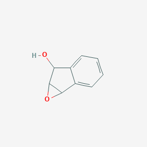 molecular formula C9H8O2 B14624168 6,6a-Dihydro-1aH-indeno[1,2-b]oxiren-6-ol CAS No. 55272-80-5