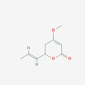 4-methoxy-2-[(E)-prop-1-enyl]-2,3-dihydropyran-6-one