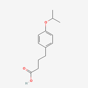 molecular formula C13H18O3 B1462422 4-(4-Isopropoxyphenyl)-butyric acid CAS No. 18093-67-9