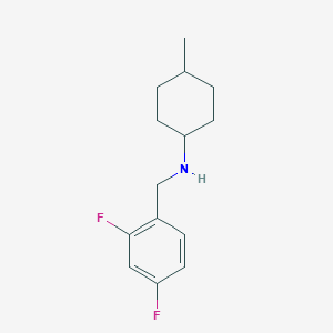 N-[(2,4-difluorophenyl)methyl]-4-methylcyclohexan-1-amine