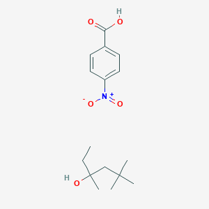 4-Nitrobenzoic acid;3,5,5-trimethylhexan-3-ol