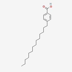 molecular formula C21H34O2 B14624367 4-Tetradecylbenzoic acid CAS No. 55850-65-2