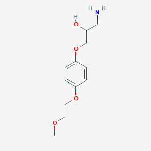 1-Amino-3-[4-(2-methoxyethoxy)phenoxy]propan-2-ol