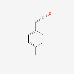 molecular formula C9H8O B14624387 2-(4-Methylphenyl)ethen-1-one CAS No. 58784-43-3