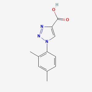 molecular formula C11H11N3O2 B1462439 1-(2,4-Dimethylphenyl)-1H-1,2,3-triazole-4-carboxylic acid CAS No. 1038241-05-2