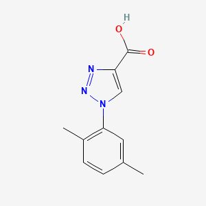 molecular formula C11H11N3O2 B1462440 1-(2,5-二甲基苯基)-1H-1,2,3-三唑-4-羧酸 CAS No. 1042534-87-1