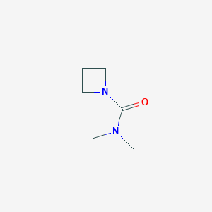 molecular formula C6H12N2O B14624421 Azetidine, N-dimethylcarbamoyl- CAS No. 57031-53-5