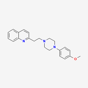 2-{2-[4-(4-Methoxyphenyl)piperazin-1-yl]ethyl}quinoline