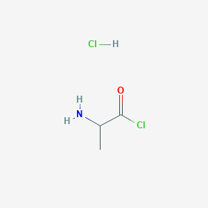 molecular formula C3H7Cl2NO B14624448 2-Aminopropanoyl chloride;hydrochloride CAS No. 57697-28-6