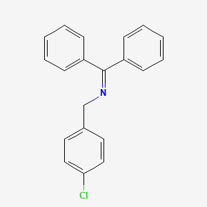 N-[(4-Chlorophenyl)methyl]-1,1-diphenylmethanimine