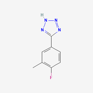 5-(4-fluoro-3-methylphenyl)-1H-1,2,3,4-tetrazole
