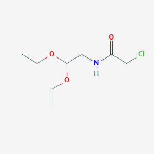 molecular formula C8H16ClNO3 B14624467 2-Chloro-N-(2,2-diethoxyethyl)acetamide CAS No. 55879-71-5