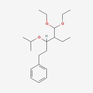 Benzene, [4-(diethoxymethyl)-3-(1-methylethoxy)hexyl]-