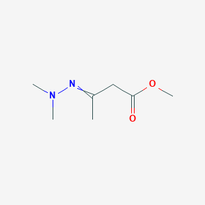 Methyl 3-(dimethylhydrazinylidene)butanoate