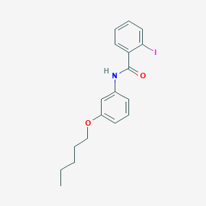 molecular formula C18H20INO2 B14624521 2-Iodo-N-[3-(pentyloxy)phenyl]benzamide CAS No. 58495-02-6