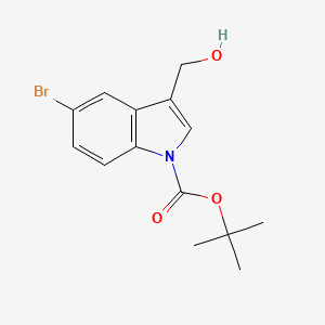 molecular formula C14H16BrNO3 B1462457 1-Boc-5-Bromo-3-hydroxymethylindole CAS No. 905710-14-7