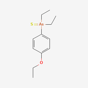 molecular formula C12H19AsOS B14624581 (4-Ethoxyphenyl)(diethyl)sulfanylidene-lambda~5~-arsane CAS No. 58284-51-8