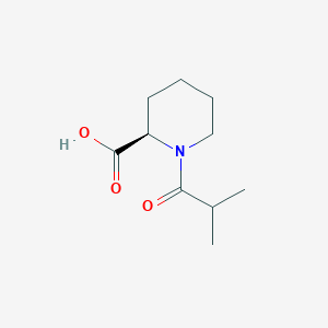 (2R)-1-(2-methylpropanoyl)piperidine-2-carboxylic acid