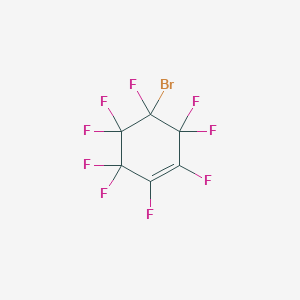 molecular formula C6BrF9 B14624630 4-Bromo-1,2,3,3,4,5,5,6,6-nonafluorocyclohex-1-ene CAS No. 57113-75-4