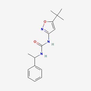 N-(5-tert-Butyl-1,2-oxazol-3-yl)-N'-(1-phenylethyl)urea