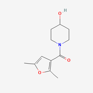 1-(2,5-Dimethylfuran-3-carbonyl)piperidin-4-ol