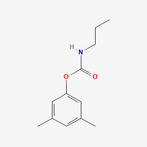 molecular formula C12H17NO2 B14624683 3,5-Dimethylphenyl propylcarbamate CAS No. 56613-42-4