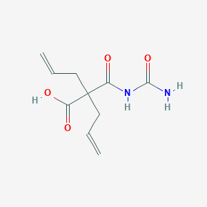 2-(Carbamoylcarbamoyl)-2-(prop-2-en-1-yl)pent-4-enoic acid