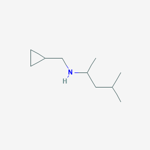 (Cyclopropylmethyl)(4-methylpentan-2-yl)amine