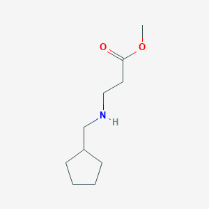 Methyl 3-[(cyclopentylmethyl)amino]propanoate