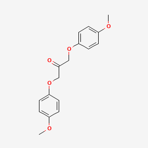 2-Propanone, 1,3-bis(p-methoxyphenoxy)-