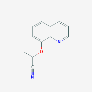 2-[(Quinolin-8-yl)oxy]propanenitrile