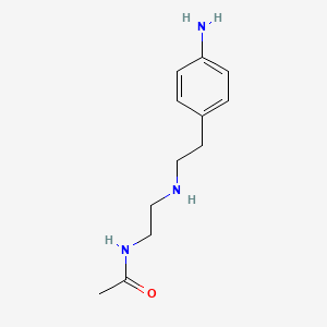 N-(2-{[2-(4-Aminophenyl)ethyl]amino}ethyl)acetamide