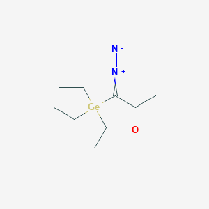 1-Diazonio-1-(triethylgermyl)prop-1-en-2-olate